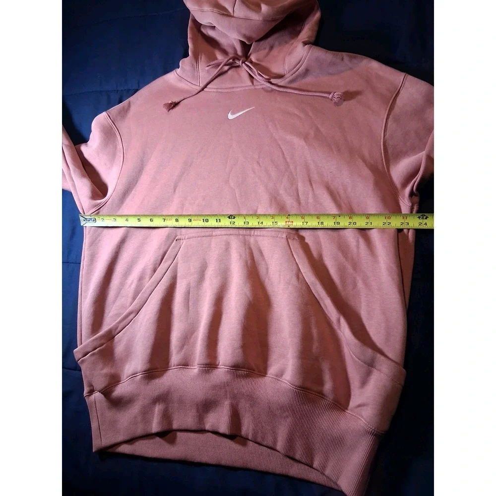 Nike Women's Rose Center Swoosh Oversized Phoenix‎ Hoodie DQ5860-104 size Small
